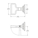 Brizo 699261-NK Rook Drawer Knobs