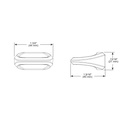 Brizo 699298-NK Levoir Drawer Knob