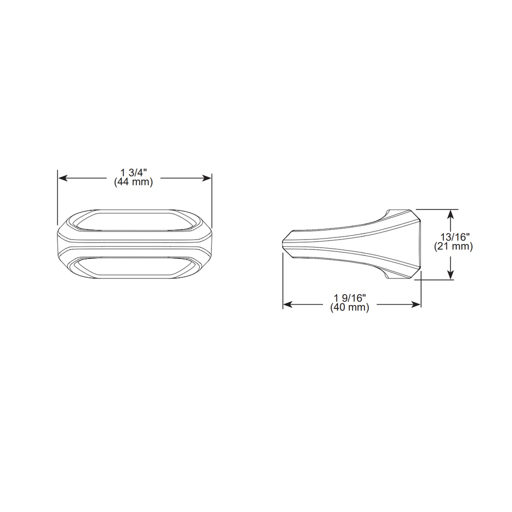Brizo 699298-PN Levoir Drawer Knob