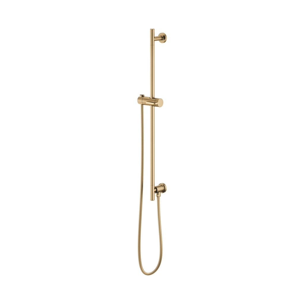 Brizo 74792-GL Universal Showering Euro Rd Slidebar W/Hose Luxe Gold