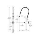Brizo 81376-PC Invari Height Adjustable Shower Arm And Flange
