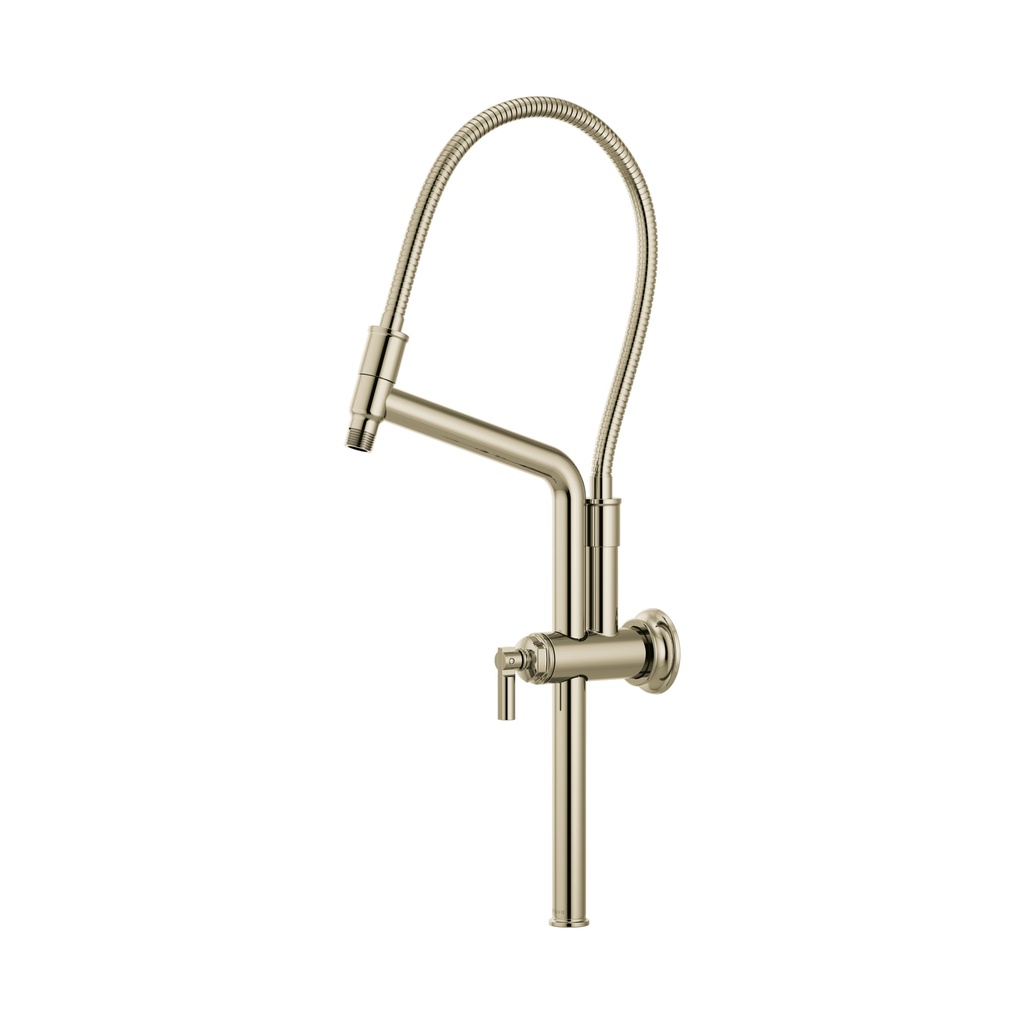 Brizo 81376-PN Universal Showering Height Adjustable Shower Arm And Flange