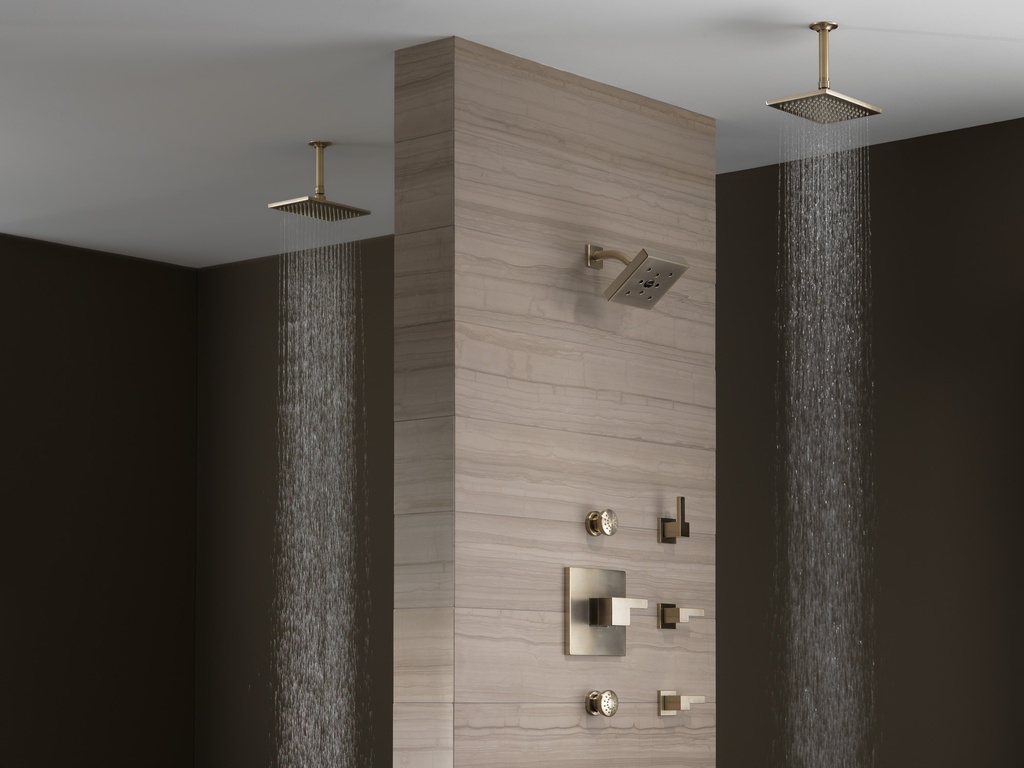 Brizo 81380-BN Siderna Rectangular Raincan Showerhead