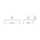 Brizo 81380-BN Siderna Rectangular Raincan Showerhead