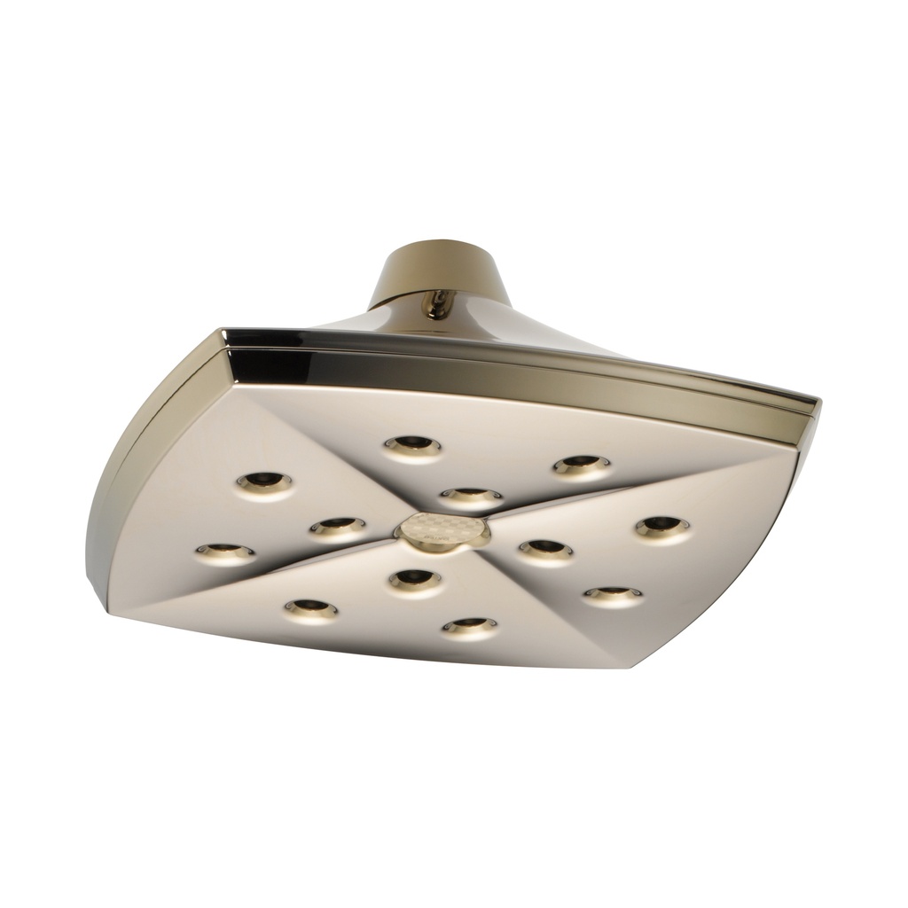 Brizo 81385-PN-2.5 Rsvp H2Okinetic Square Raincan Sho Werhead