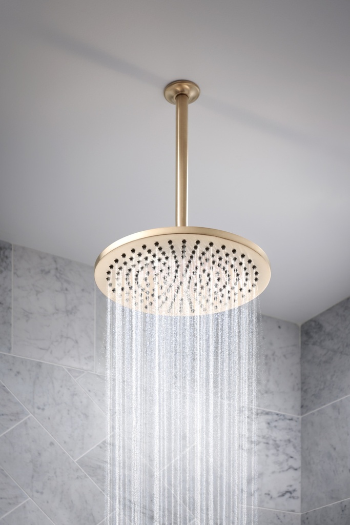 Brizo 81392-GL-2.5 Charlotte Round Raincan Showerhead Luxe Gold