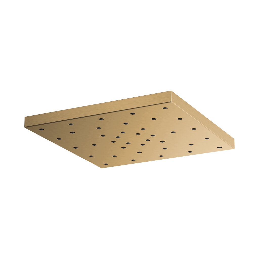 Brizo 81986-GL-2.5 Essential 14" H2O Square Raincan 1-Setting