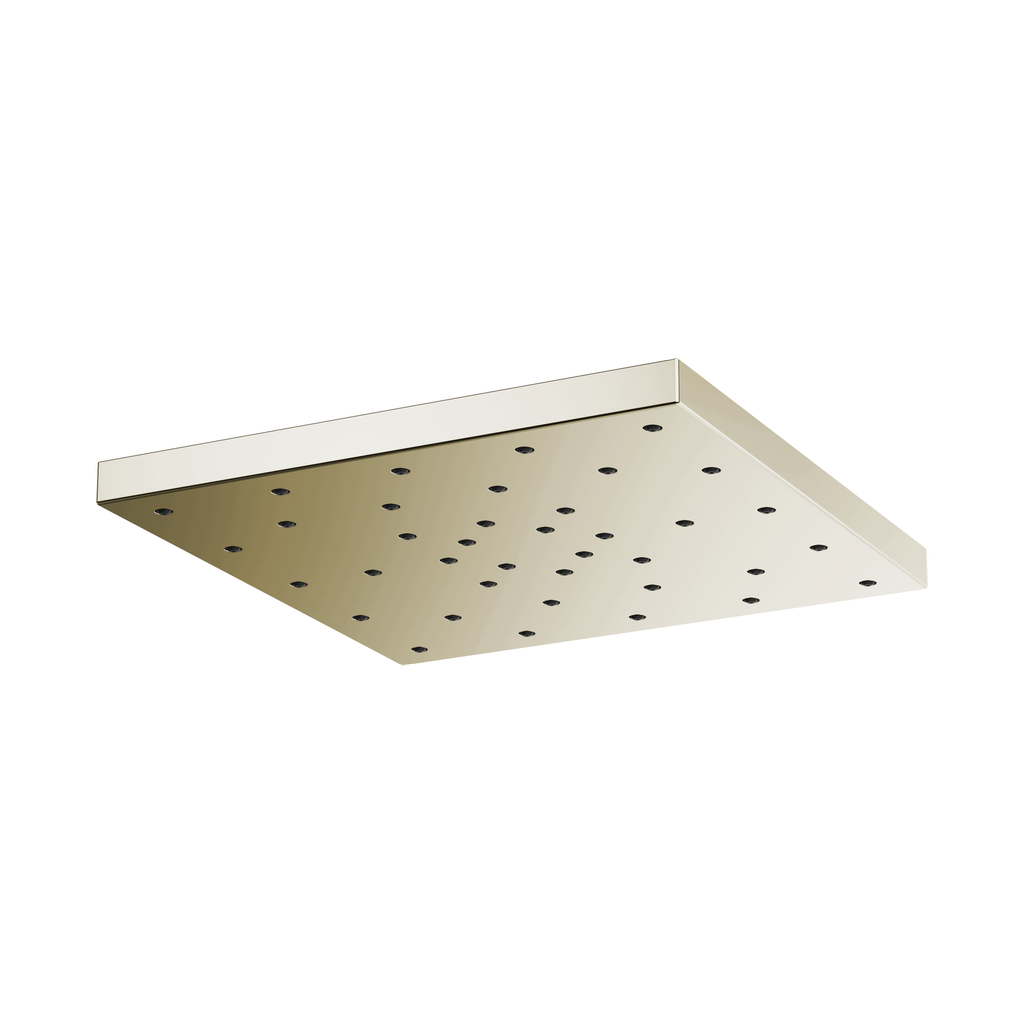 Brizo 81986-PN-2.5 Essential 14" H2O Square Raincan 1-Setting
