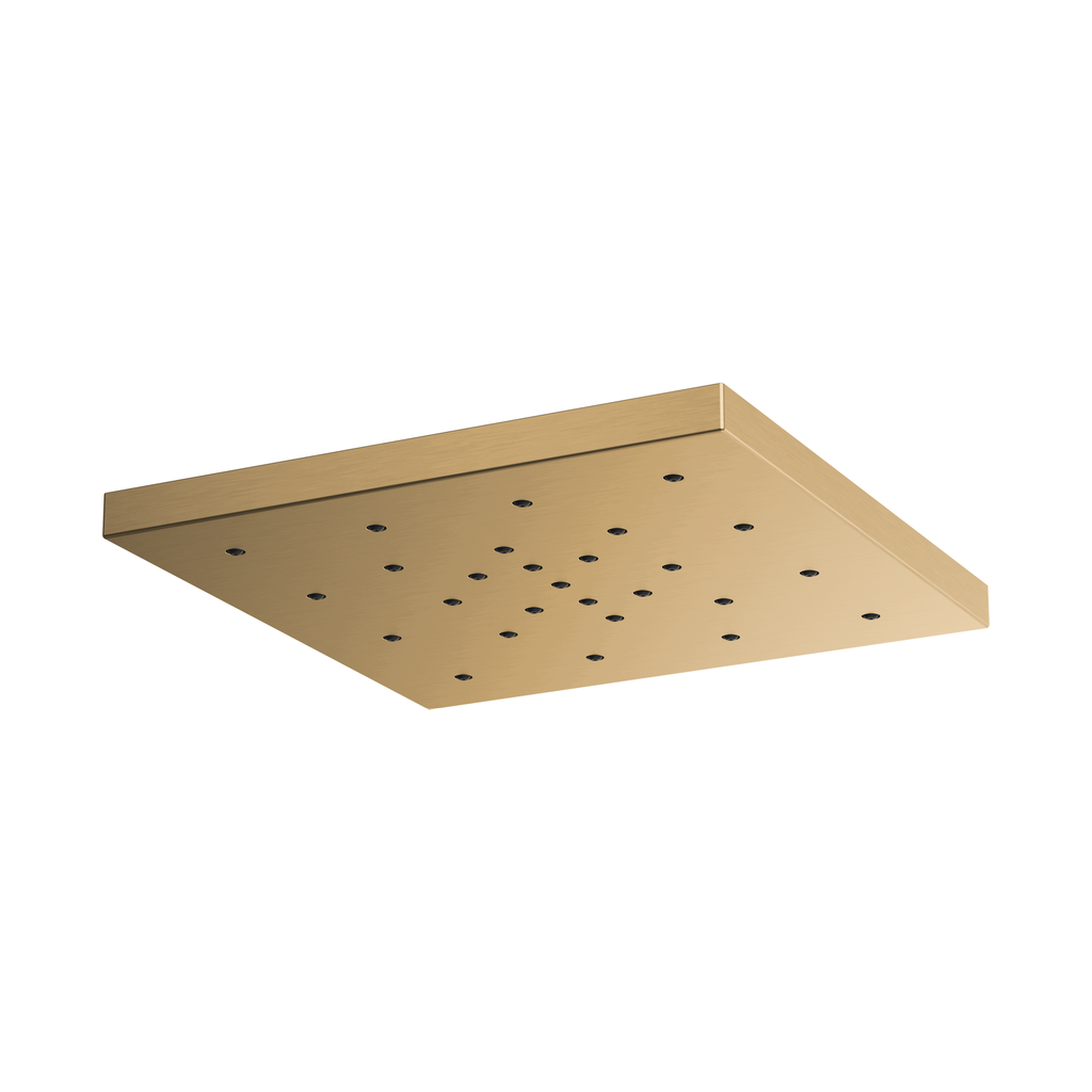 Brizo 81986-GL Essential 14" H2O Square Raincan 1-Setting