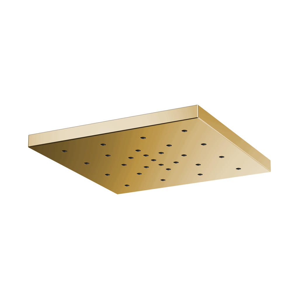 Brizo 81986-PG Essential 14" H2O Square Raincan 1-Setting