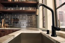 Brizo 64063LF Litze Smart Touch Pull Down Angled Spout Faucet Luxe Gold Matte Black