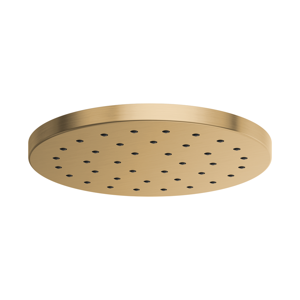 Brizo 81987-GL-2.5 Essential 14" H2O Round Raincan 1-Setting Luxe Gold