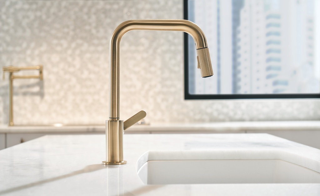 Brizo 63054LF Litze Pull Down Square Spout Faucet Chrome