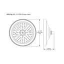 Brizo 83310-PN-2.5 Tresa Round Raincan Showerhead