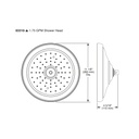Brizo 83310-BN Traditional Ceiling Mount Shower Head