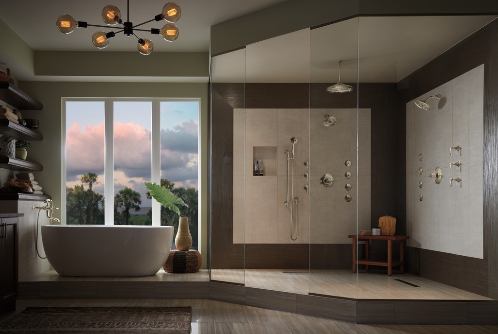 Brizo 83310-SL Universal Showering Ceiling Mount Raincan Shower Head