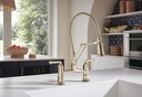 Brizo 62174LF Rook Articulating Bridge Faucet With Finished Hose Chrome