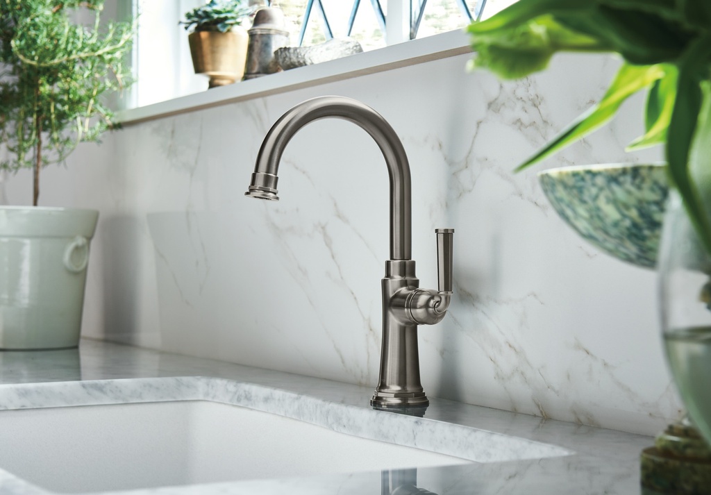 Brizo 61074LF Rook Single Handle Bar Faucet Luxe Gold