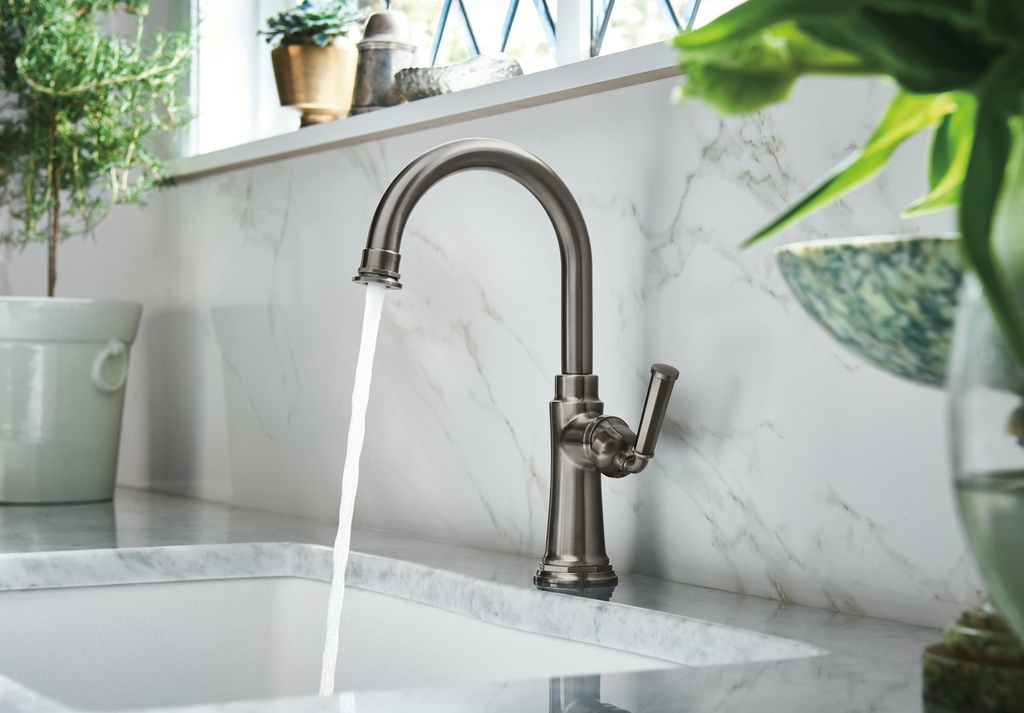 Brizo 61074LF Rook Single Handle Bar Faucet Polished Gold