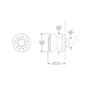 Brizo 84110-PC Body Spray Custom Shower