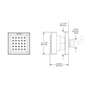 Brizo 84121-PN Touch-Clean(R) Body Spray Trim And Rough