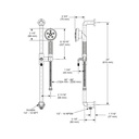 Brizo 85735-SL Litze Slide Bar With Handshowerebar 3S