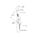 Brizo 85830-GL Virage Wall-Mount Hand Shower