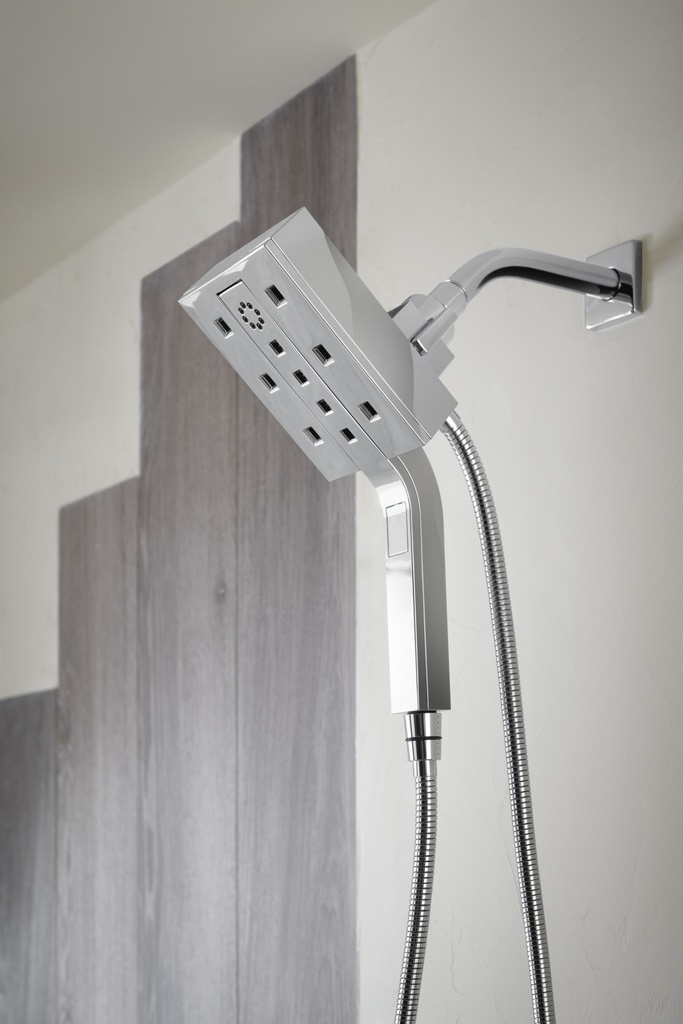 Brizo 86280-PC-2.5 European H2Okinetic Euro Square Hydrati 2In1 Shower