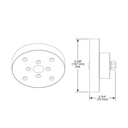 Brizo 87375-NK Odin H2Okinetic(Tm) Raincan Shower Head