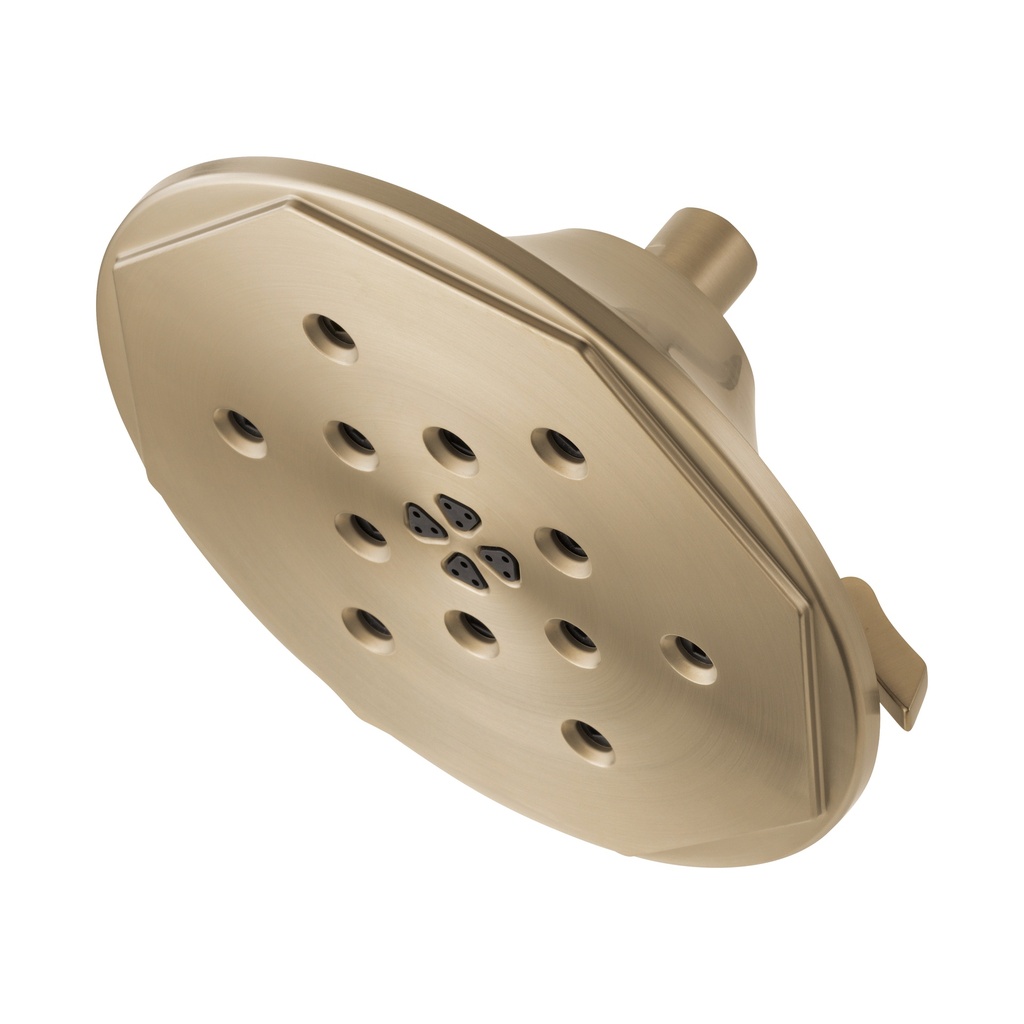 Brizo 87461-GL Rook Multifuction Showerhead With H2Okinetic Technology