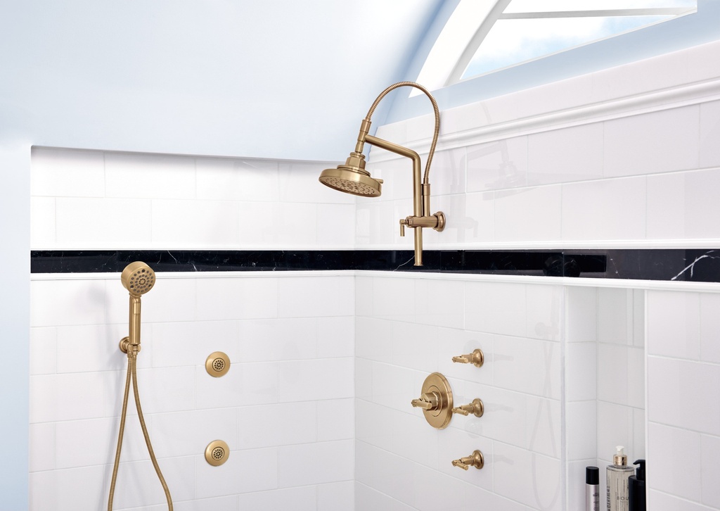 Brizo 87476-PC Invari H2Okinetic Round Multi-Function Showerhead