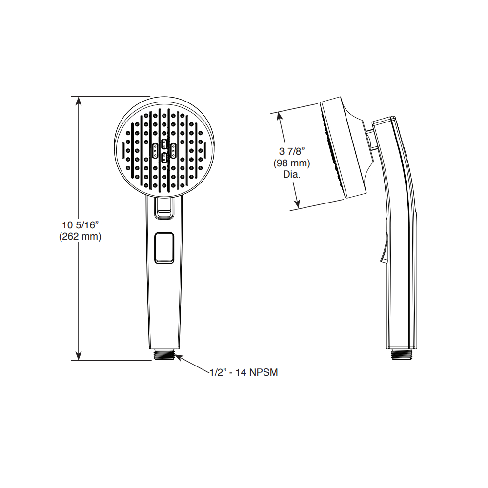 Brizo 88006-PC Kintsu Multifunction Hand Shower
