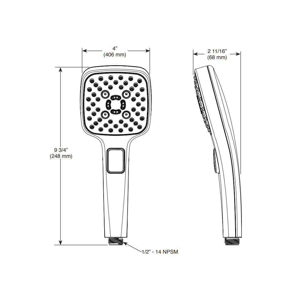 Brizo 88099-BN Universal Showering Multifunction Handshower