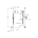 Brizo 88735-BLSL Slide Bar With Handshower De Bar 3S