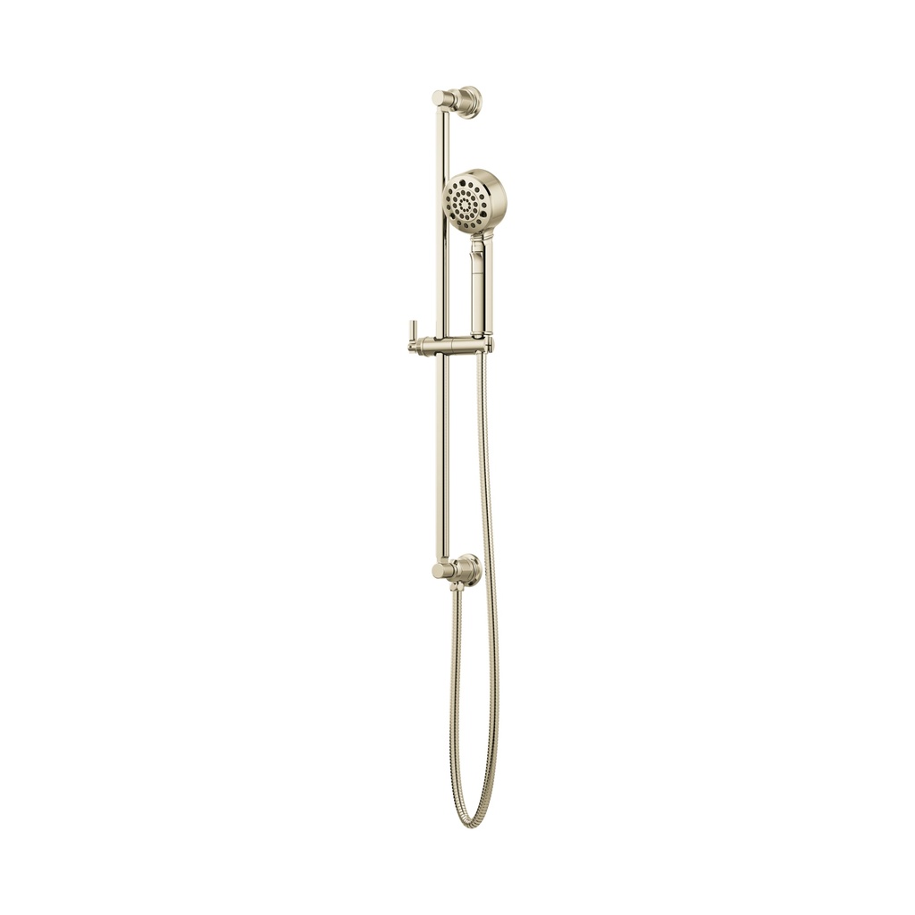 Brizo 88776-PN Invari H2Okinetic Multi-Function Slid E Bar Handshower