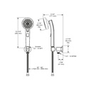 Brizo 88806-PC Kintsu Multifunction Wall Mount Hand Shower