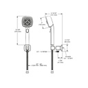 Brizo 88867-BL Allaria Hand Shower 1.75Gpm Wall-Mount 4-Setting