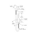 Brizo 88875-GL Odin Wall-Mount Handshower Mount 1S