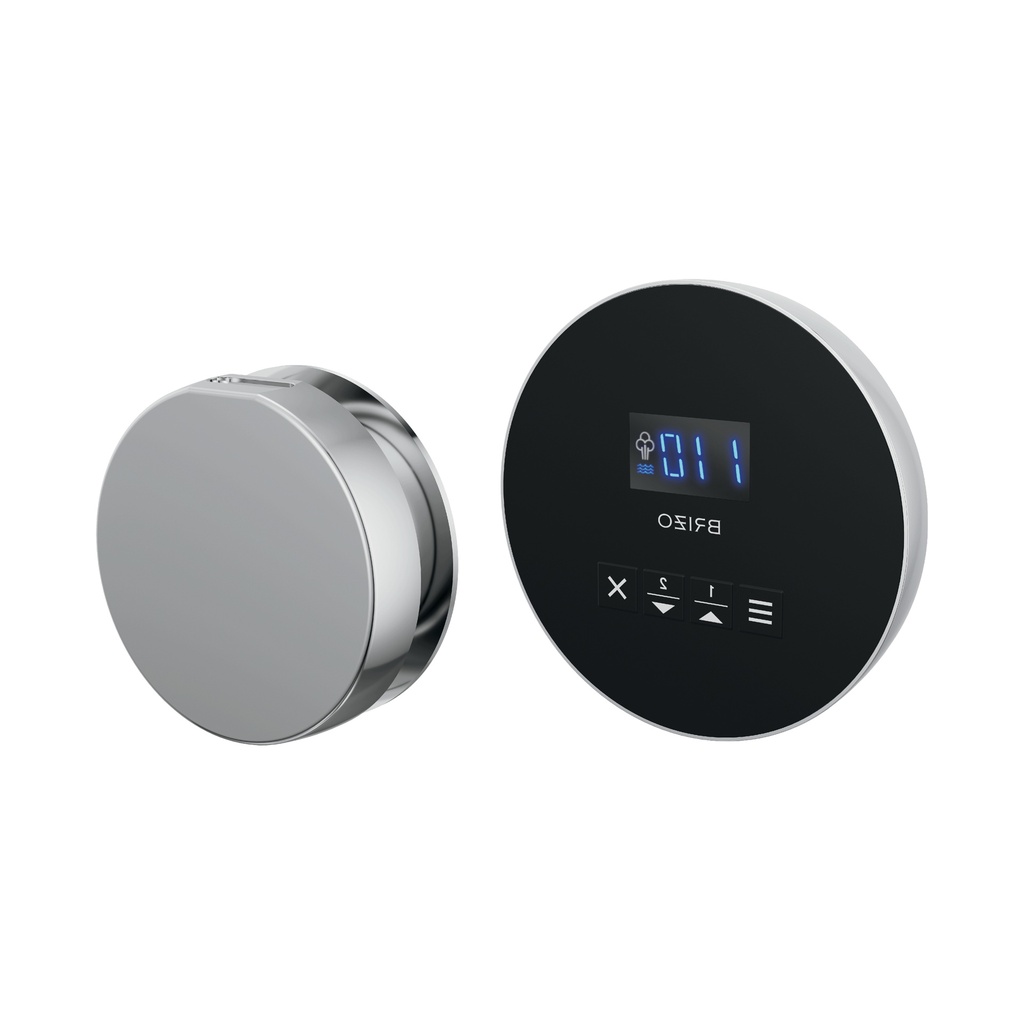 Brizo 8CH-250R-PC-L Round Steam Control And Head Polished Chrome