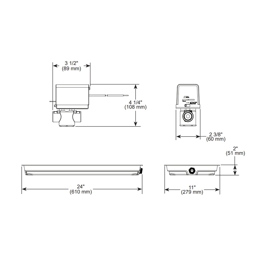 Brizo 8GA-PAD-208 Generator Pan And Auto Drain 208V
