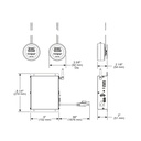 Brizo 8SP-MU-3 Audio Module And Invisible Speakers