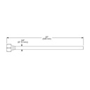 Brizo BT01201-BL 20" Supply Line