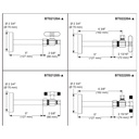 Brizo BT022205-PN Angled Supply Stop Valve