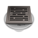 Brizo BT062415-BNX 4" Tile-In Square Shower Drain