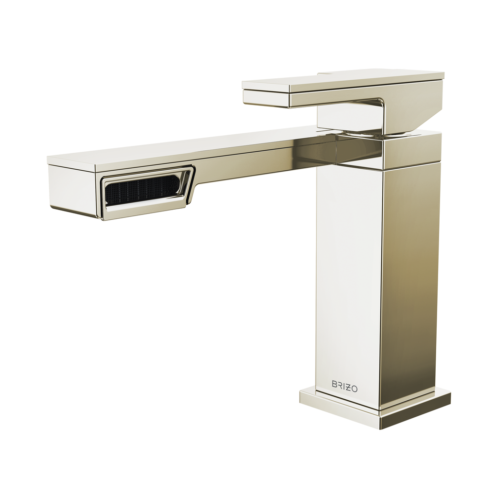 Brizo Frank Lloyd Wright 65022LF-PN Single Handle Lavatory Faucet 1.2 Gpm Polished Nickel
