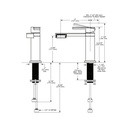 Brizo Frank Lloyd Wright 65022LF-PN Single Handle Lavatory Faucet 1.2 Gpm Polished Nickel