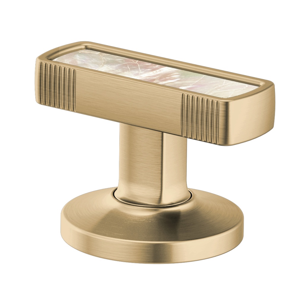 Brizo HI5306-GLPL Kintsu Knob Handle W/Mother Of Pearl Insert