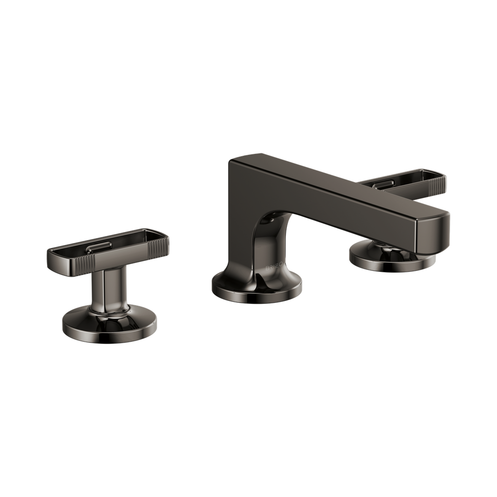 Brizo 65308LF-BNXLHP-ECO Kintsu Widespread Lavatory Faucet Less Handles Brilliance Black Onyx