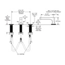 Brizo 65308LF-BNXLHP-ECO Kintsu Widespread Lavatory Faucet Less Handles Brilliance Black Onyx