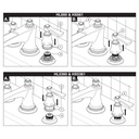Brizo HL5360-GL Rook Lavatory Lever Handle Kit